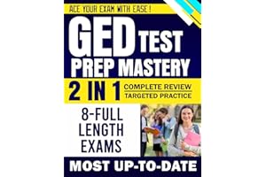 GED Test Prep Mastery 2025-2026: Complete GED Test prep, All Subjects Review, 1800+ Practical Questions with Answers, and 8 Full-Length Practice Tests ... to Help You Pass on Your First Try!