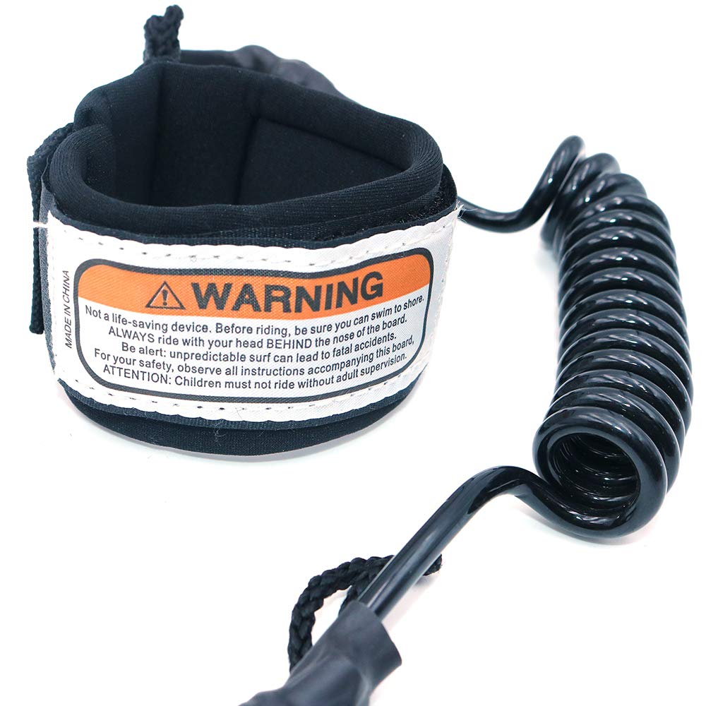 Namvo 4ft Surfboard Leash Rope, Surf Leash String Safety Paddle Stand Up Paddle Surfing Leash Safety Hands Foot Ropes Surfboard Accessories