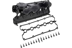 07K103469L Engine Valve Cover Assembly Replacement for 2005-2014 VW Jetta Beetle Golf Passat Rabbit 2.5L 264-907, 917-064, 07K103469D, 07K103469F Koomaha