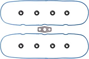 HIHIAV 12637683 VS50504R for Chevy LS 5.3 Valve Cover Gasket 4.8 5.3 6.0 6.2L Silverado 1500 2500 3500 Suburban Tahoe Trailblazer GMC Sierra Yukon Envoy Cadillac Escalade VS50504R1 VS50250A.