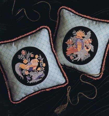 Duke & Princess Cross Stitch Chart - 2 Exotic Fantasy Bird Designs