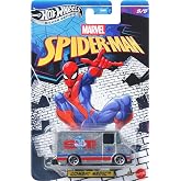 Hot Wheels Silver Series Spider Man Combat Medic [Silver] 5/5, 1:64 Scale Diecast Toy Vehicle