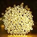 LightsEtc Solar String Lights 39feet 100 LED Warm White Waterproof Starry Fairy Light