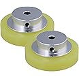 CNBTR 2pcs Dia 50mm H 6mm Silicone Industrial Encoder Meter Wheel for Rotary Encoder