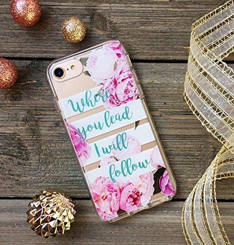 Where You Lead I Will Follow iPhone Case for 6, 7, 8, X, XR, X Max, 11, 11 Pro, 11 Pro Max, SE, 12 Mini, 12, 12 Pro, 12 Pro Max, 13 Mini, 13, 13 Pro, 13 Pro Max