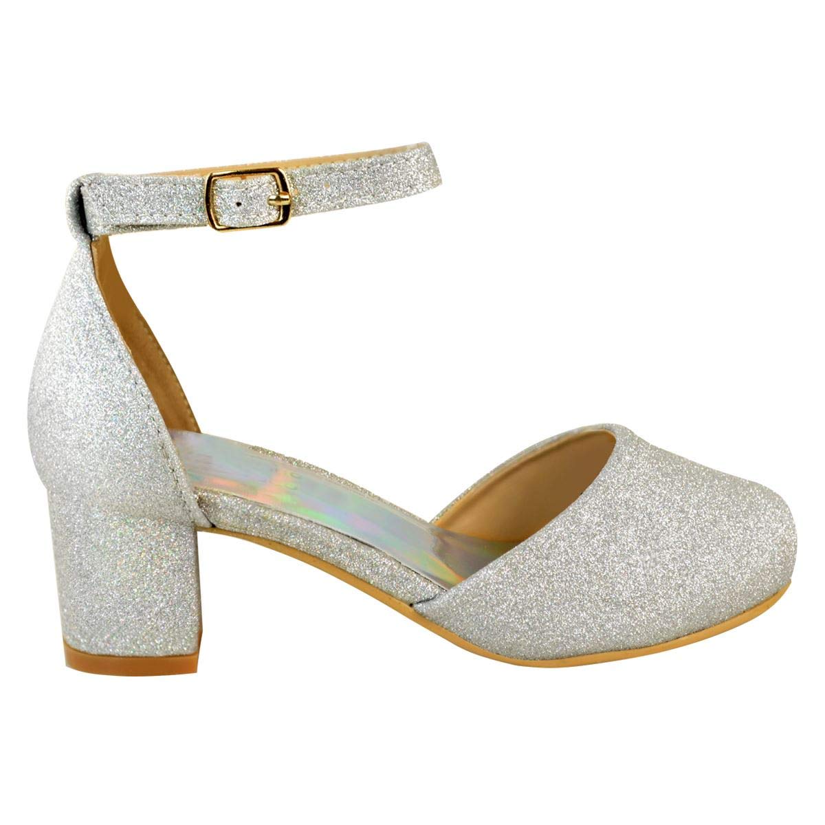Scarpe per bambine e ragazze Fashion Thirsty Bambine Ragazze Donna Tacco  Basso e Largo Sandali con Strass Scarpe Eleganti da Cerimonia Damigella  dOnore da Heelberry urban-earth.co.uk