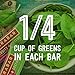 LÄRABAR Gluten Free Bar, Fruits + Greens Strawberry Spinach Cashew, 1.24 oz Bars (4 Count), Vegan, Dairy Free, Soy Free, Gluten Free Bars