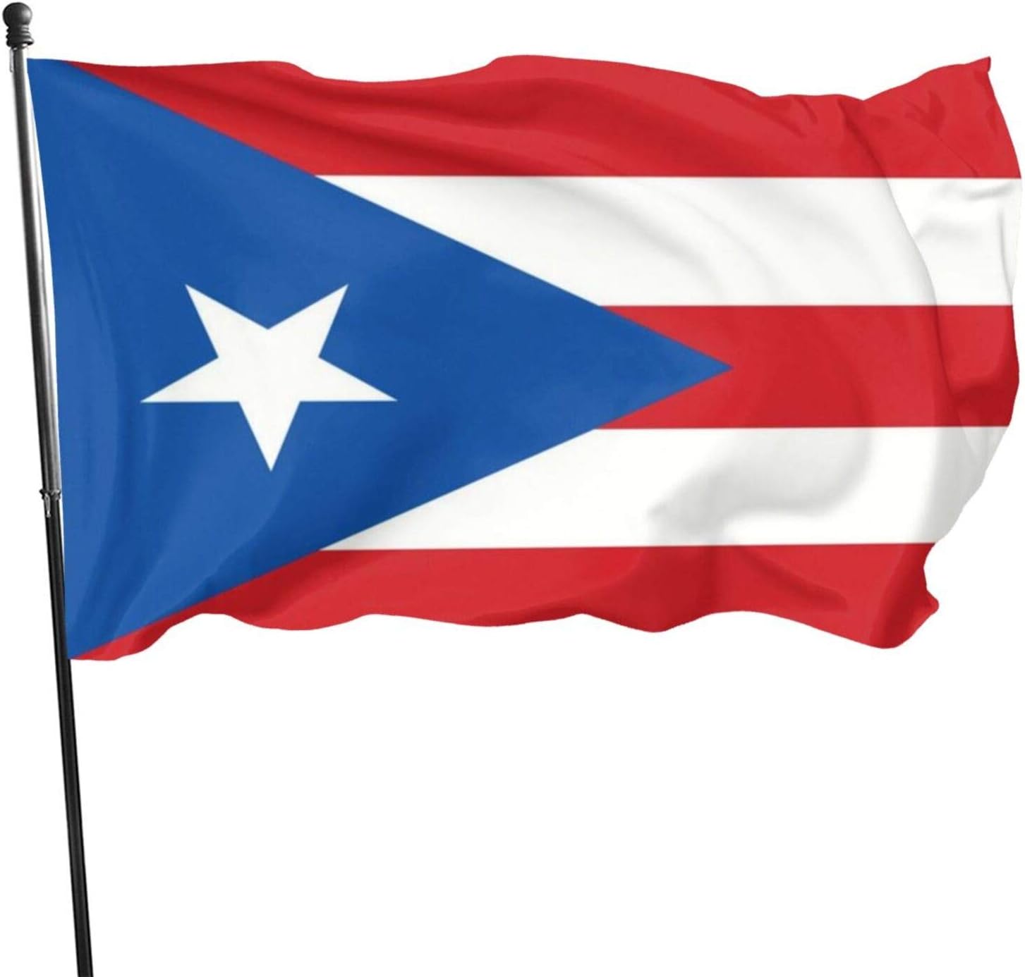 Флаг с синим треугольником