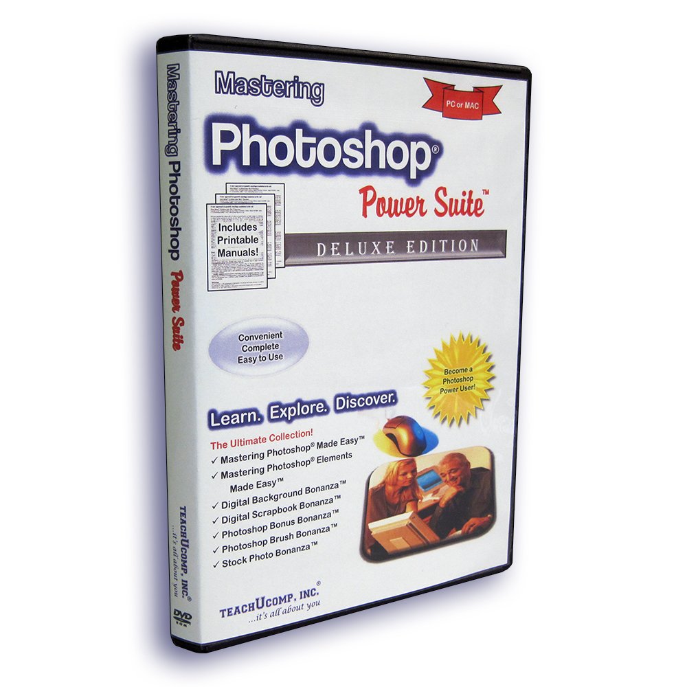 Amazon.com: Mastering Photoshop & Elements Power Suite Training Tutorial v.  CS6 (PS) & 10.0 (PSE) + BRUSHES, STYLES & PATTERNS