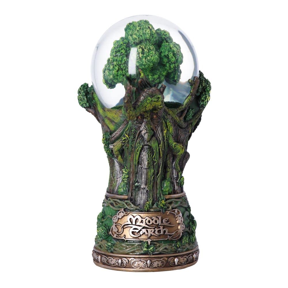Nemesis Now Officially Licensed Lord of The Rings Middle Earth Treebeard Snow Globe, Green, 22.5cm