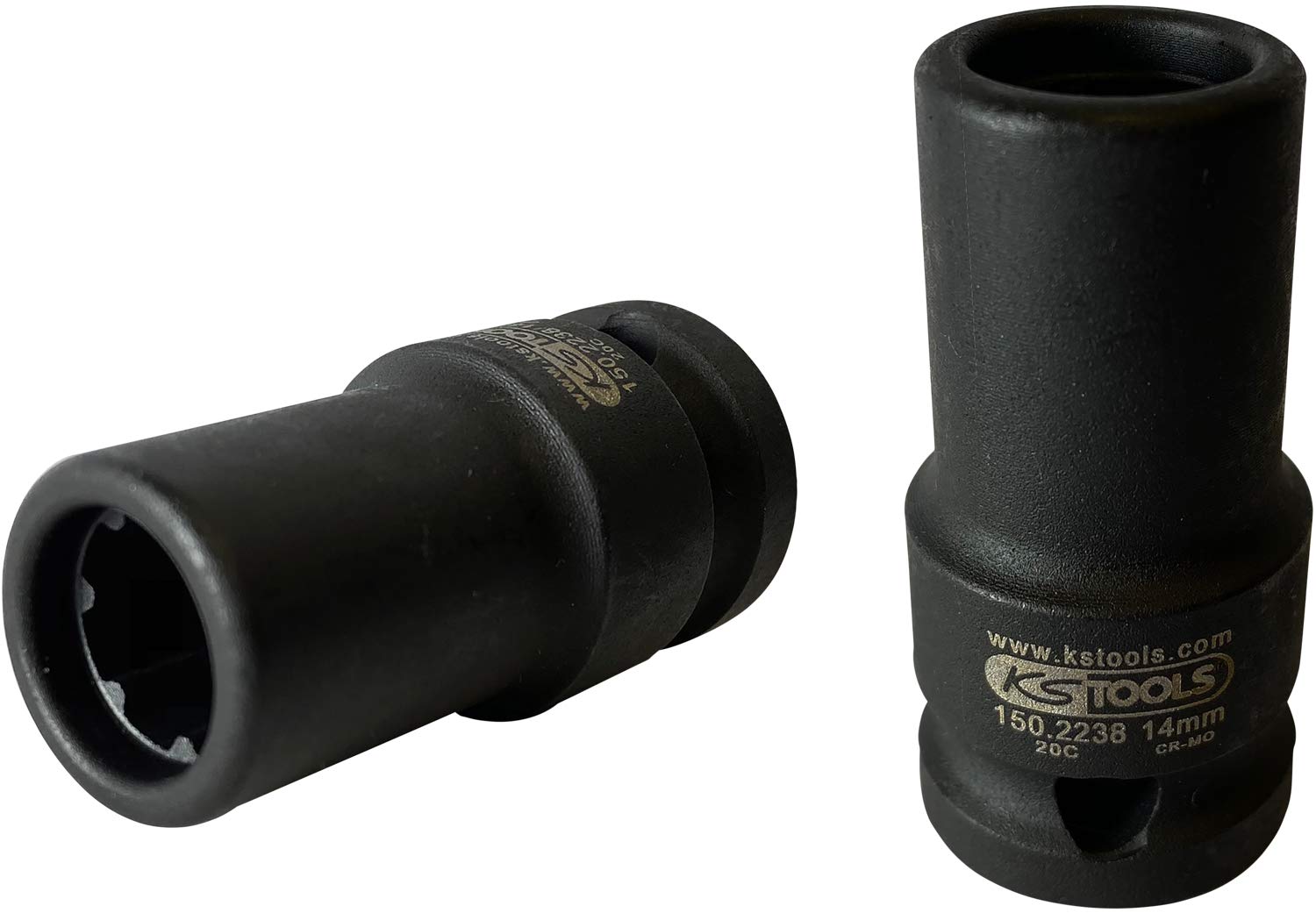 KS Tools 150.2238 1/2 Inch Brake Calliper Special Socket 14 mm x 7 mm x 50 mm