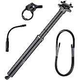 EXA Form 860i Dropper Suspension Seatpost 30.9/31.6mm, 100/125/150mm Travel | Dropper + suspension seatpost with 40mm suspension. Internal cable routing only. Fits MTB &amp; E-Bikes. Guide included.