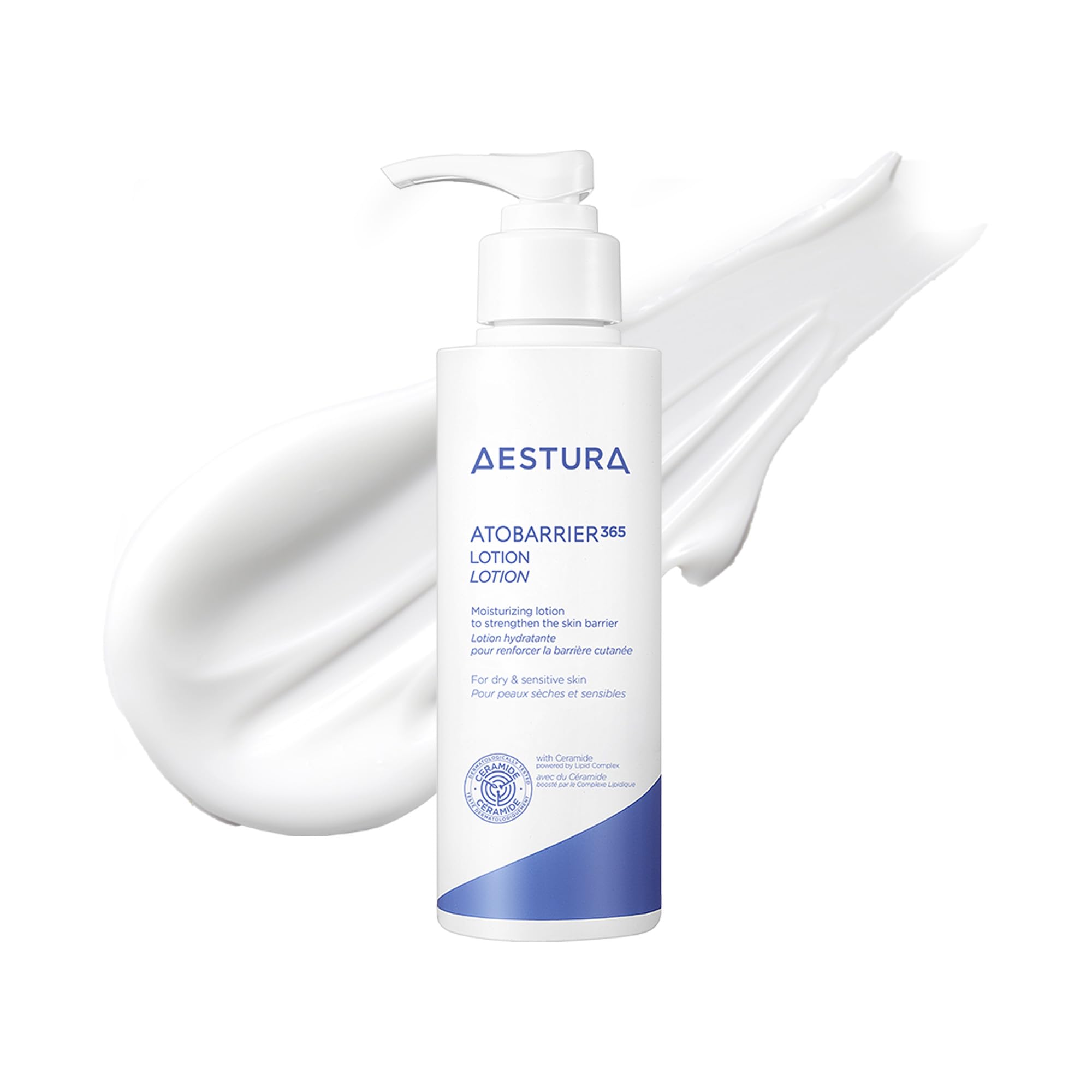Photo 1 of **USED** AESTURA ATOBARRIER365 Lightweight Korean Face Moisturizer with Ceramides | Strengthens Barrier, Fast-Absorbing Hydration, Suitable for Dry, Normal & Sensitive Skin, 90ML / 3.04 fl. Oz.