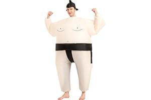 Threadsorcery Inflatable Costume Adult,Blow Up Wrestler Costumes,Inflatable Sumo Costume,Halloween Costumes for Men Women