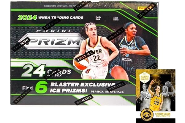 New 2024 PRIZMWNBA Sealed Basketball Card Box, Chance for Caitlin Clark Prizm ROOKIE CARD, Includes Custom Caitlin Clark Print Card