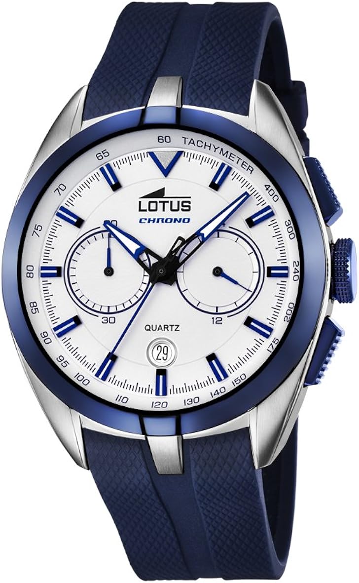 Precio Lotus 18189/1 - Reloj de Pulsera Hombre, Caucho, Color Azul