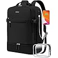 ZOMFELT Carry on Backpack for Women with Shoes Compartment, Flight Approved Travel Backpack with USB Charging Port, TSA 17.3inch Waterproof Laptop Bag Large Casual School Daypack for Weekender