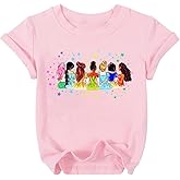 Magical Girl Shirt Cute Snacks Graphic Tee Toddler Kids Girls Holiday Short Sleeve Outfits Tops 3-10 Years
