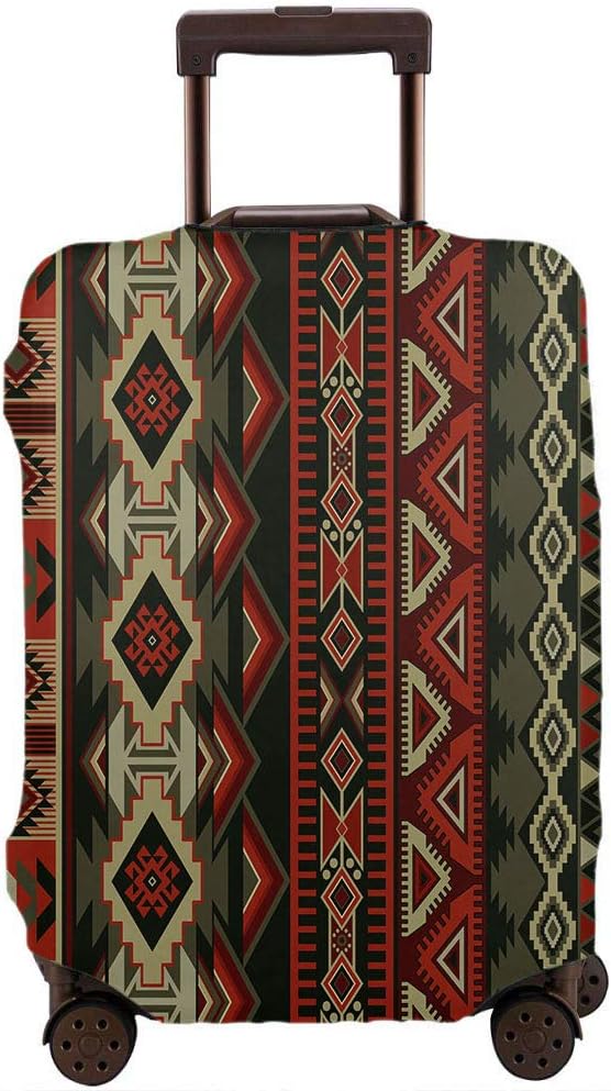 native american print luggage
