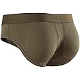 BRODDLE Mens Padded Briefs Removable Pad of Butt Lifter and Enlarge Package Pouch