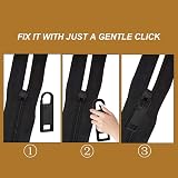 Lmyzcbzl 12 Metal Zipper Pull Tabs, Removable for Clothes, Luggage view 3