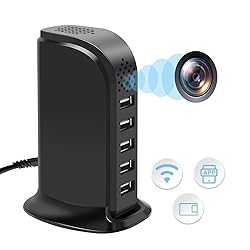 WiFi USB Charger Hidden Camera, Indoor Security Spy
