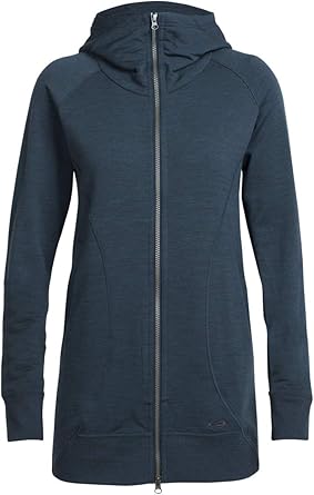 icebreaker women's dia long hooded jacket