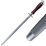 Super-steel Honing Steel 12-inch Wood Handle Round