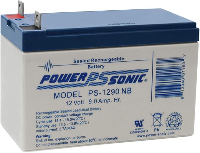 Power Sonic 12V 9AH NB Replacement Battery for Champion 3500/4000 Gas Generator