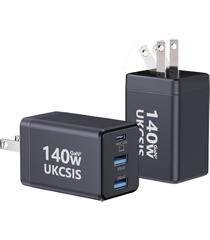TAIFU 140W USB-C Reiseladegerät PD3.1 – Kompatibel Mit MacBook, Dell, HP Laptops & Smartphones | Schnellladen Bis 28V/5A
