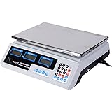 Safstar Electronic Price Computing Scale LCD Digital Commercial Food Meat Counting Weighting Scale 66 Ib Capacity