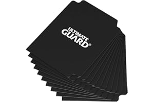 Ultimate Guard Card Divider, Black, Pack of 10