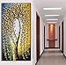 BACCOW 3D Gold Modern Abstract Tree Paintings, 2448