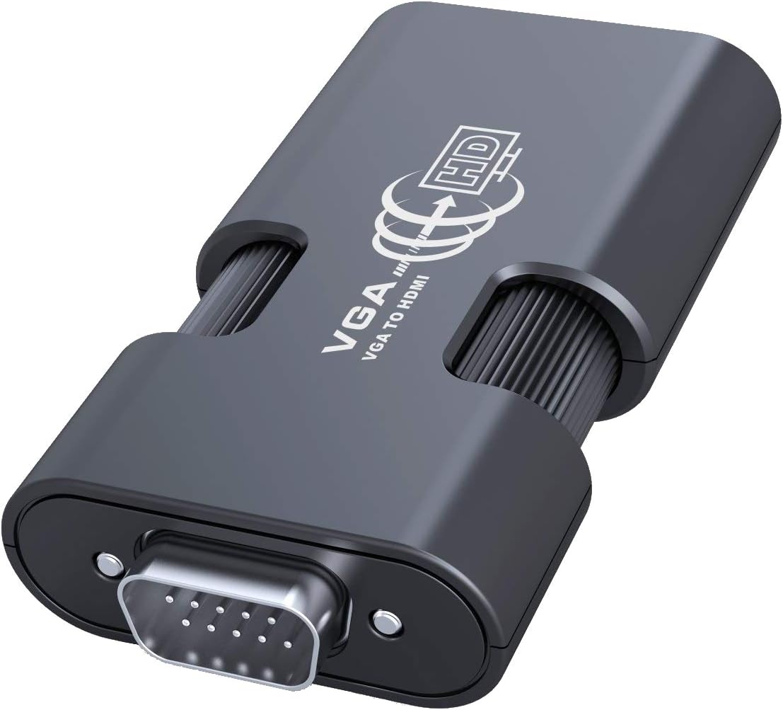PremiumCord Electronic Converter VGA + Audio to HDMI Full HD 1080p Black