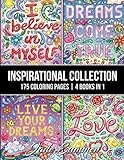 Inspirational Collection: An Adult Coloring Book with 175 Coloring Pages of Inspirational Quotes, Motivational Sayings, Positive Affirmations, and More! by Jade Summer
