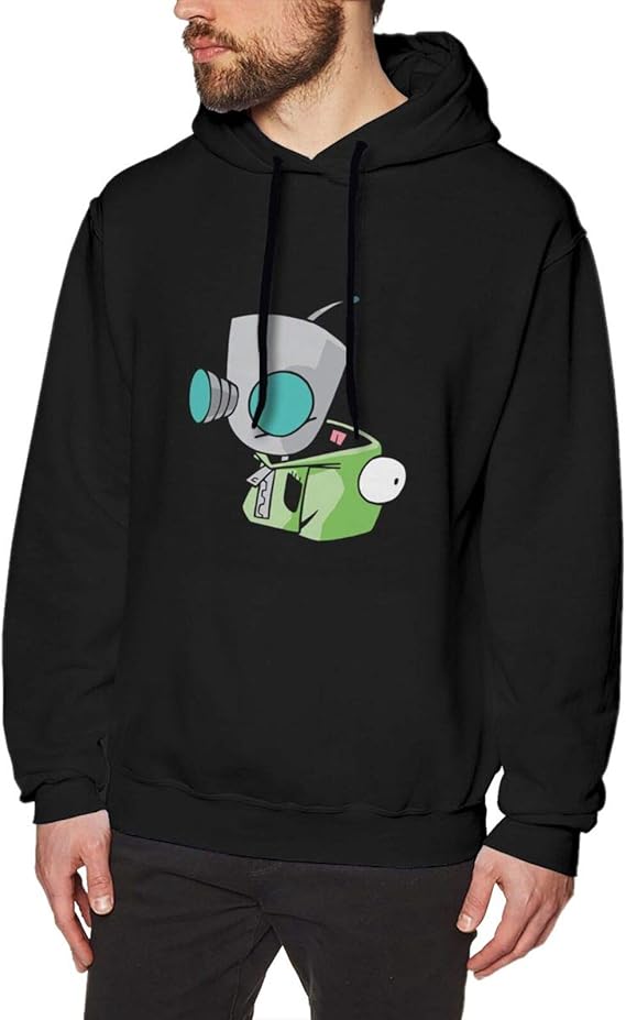 Gir in Hoodie Invader Zim Men's Hoodie Pullover Hoodie
