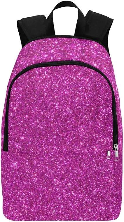 purple glitter backpack