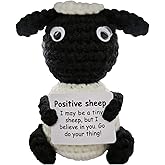 Fouliki Birthday Gifts for Women Man-Emotional Cheer Support,Funny Handmade Sheep Unique Cute Presents for Her Him Women Men Friend Coworker Family