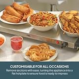 Cooks Professional 3-Section Buffet Warmer 4.5L with Hotplate 200W view 4