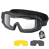 VOZAPOW Airsoft Goggles Anti Fog with ANSI Z87.1