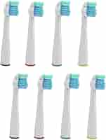 Kongkay® Lote de 8 cabezales de recambio para cepillo de dientes ...