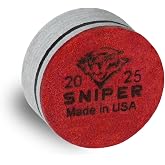 TIGER SNIPER Laminated Pool Billiard CUE TIP - 1 pc - 13 or 14 mm