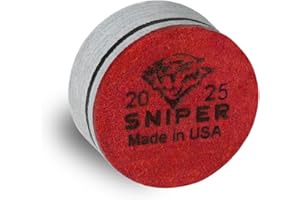 Tiger Sniper Laminated Pool Billiard CUE TIP - 1 pc - 13 or 14 mm