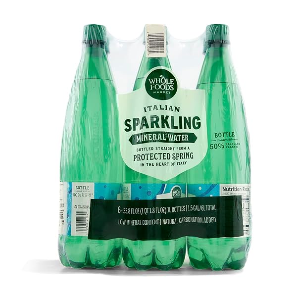 WHOLE FOODS MARKET, ITALIAN SPARKLING MINERAL WATER 6...