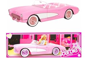 Barbie The Movie Collectible Car, Pink Corvette Convertible (HPK02)