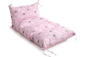 SHERILYN Cushion for Climbing Arch, Rocker Pillow for Toddlers Arch Climber, Floor Lounger Seats Pillow and Cover, Floor Cushion Toddler Nap Mat, Soft Bed Floor Pillow for Kids, Pillows Included (Pink)