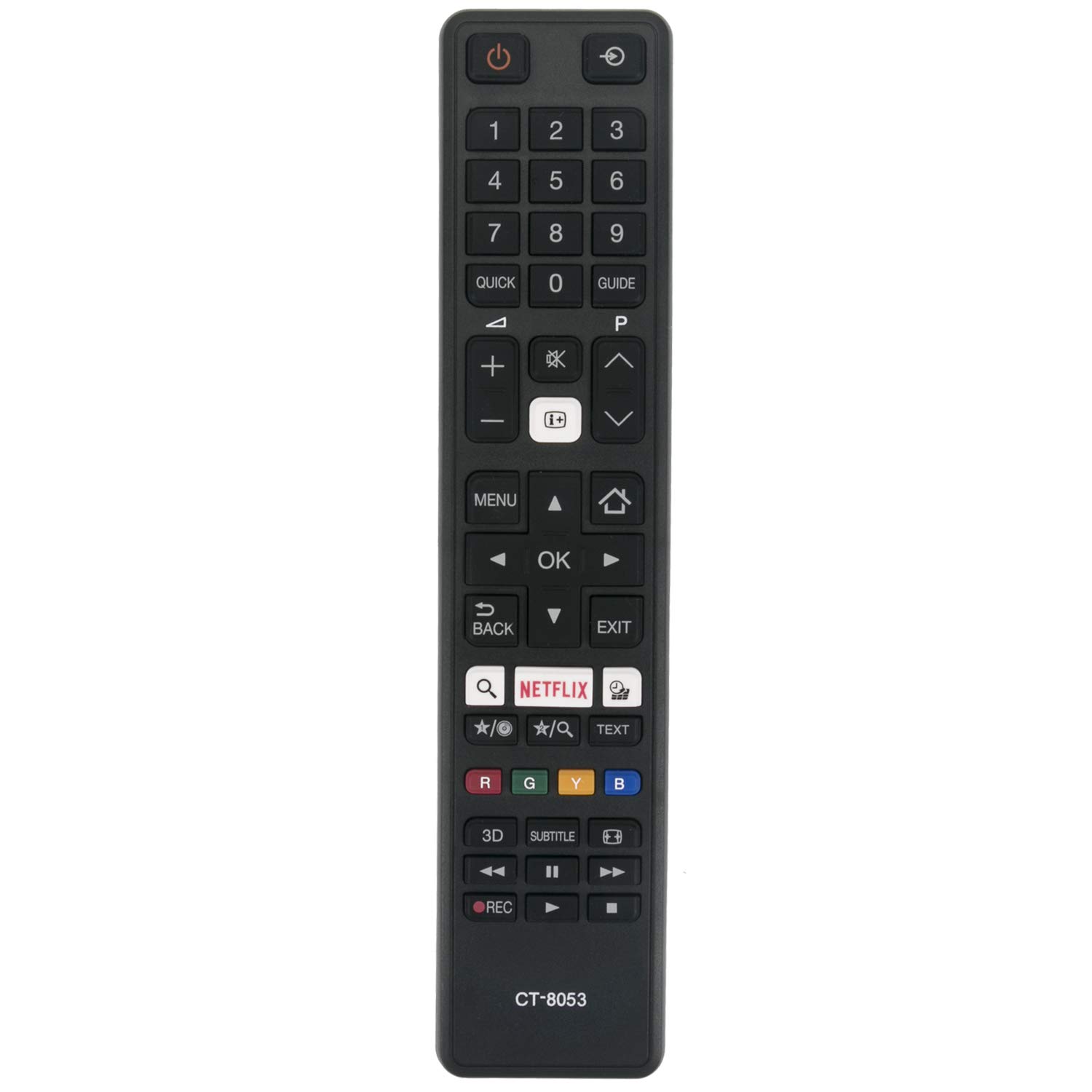 Vinabty CT-8053 Remote Control suits Toshiba 40U7653DB 48U7653DB 65U6663 55U6663 55U7653 55U6763 49U6763DG 49V6763DA 55U5766DA 55U6763DA