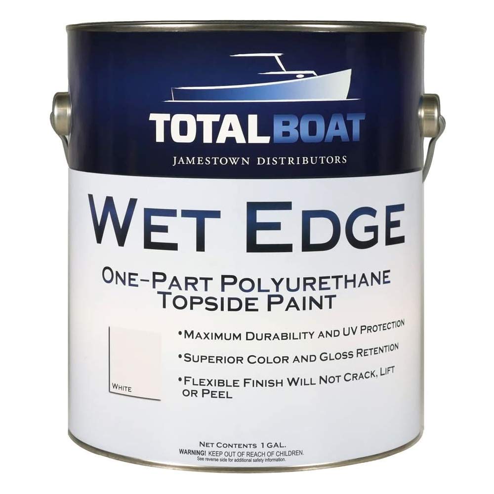TotalBoat Wet Edge Marine Topside Paint for Boats, Fiberglass, and Wood