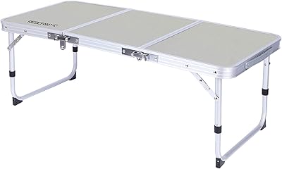 REDCAMP キャンプ 折りたたみテーブル アウトドア ピクニック ３つ折り