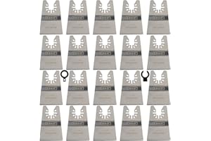 XXGO 20 Pcs 2 Inch Rigid Oscillating Multitool Scraper Blade Universal XG1020